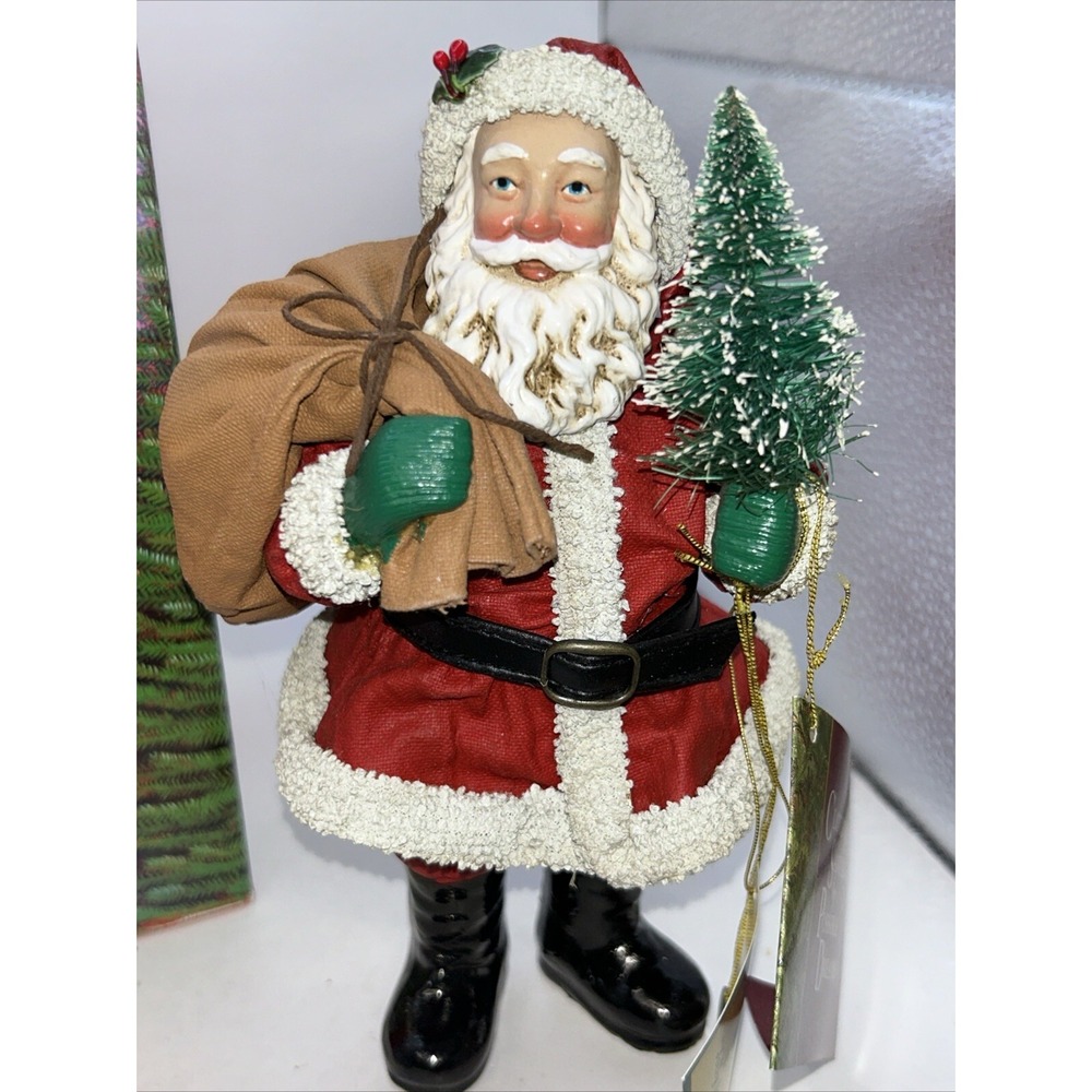 Vtg 1994 Traditional Santa Jolly St Nick Figurine 9" Possible Dreams Clothtique